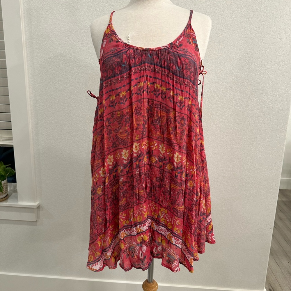 Pink Patterned Dress by Kimchi Blue